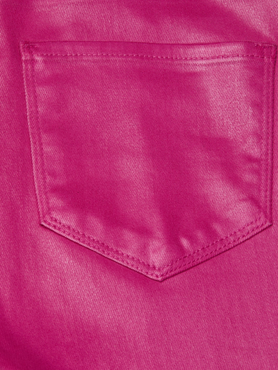 MARTY HIGH RISE FLARE JEAN IN PINK COATED