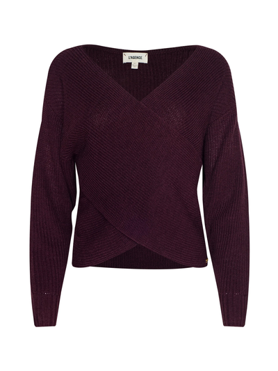 ANTONELLA SURPLUS PULLOVER IN DARK PORT