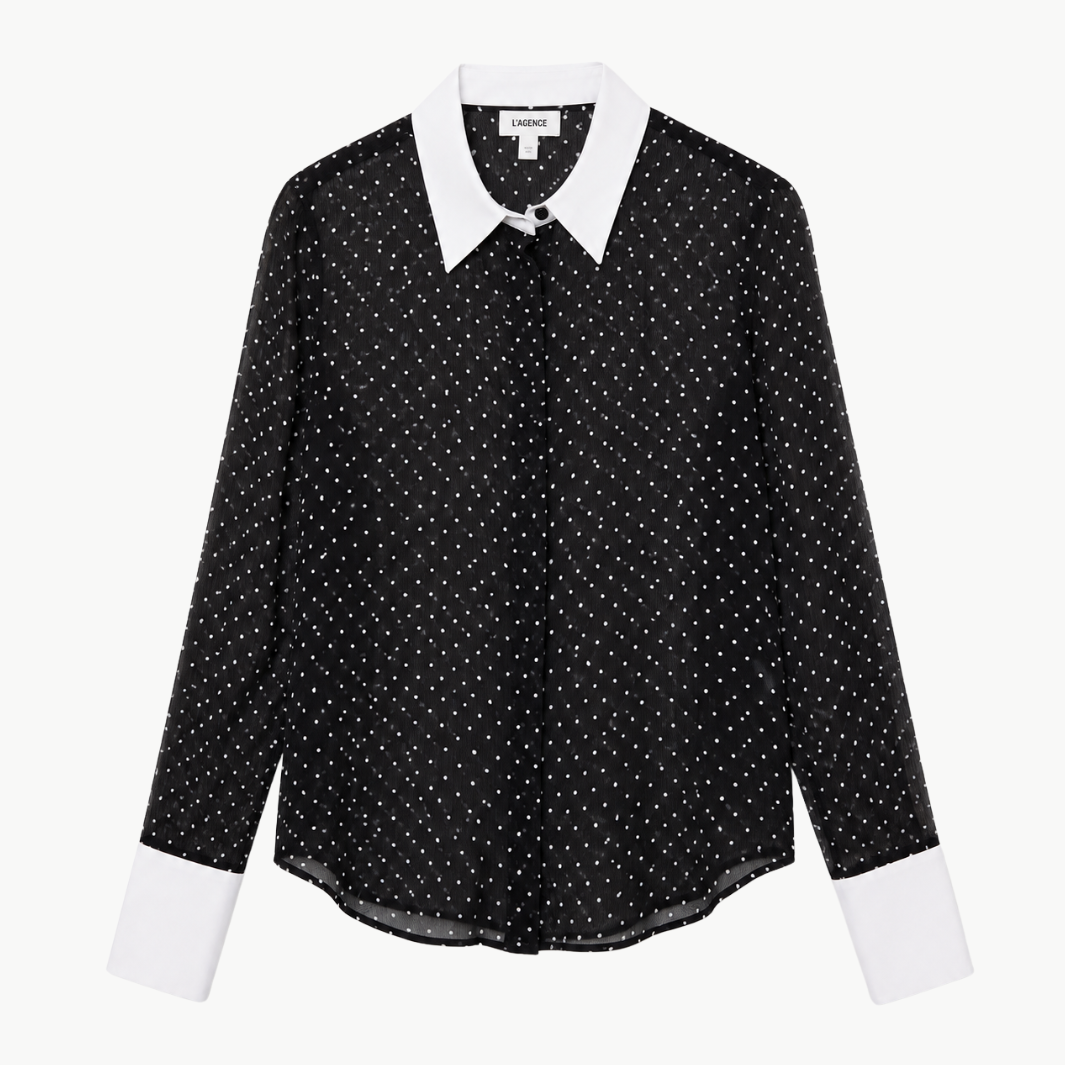 Sona Poplin Collar Blouse
