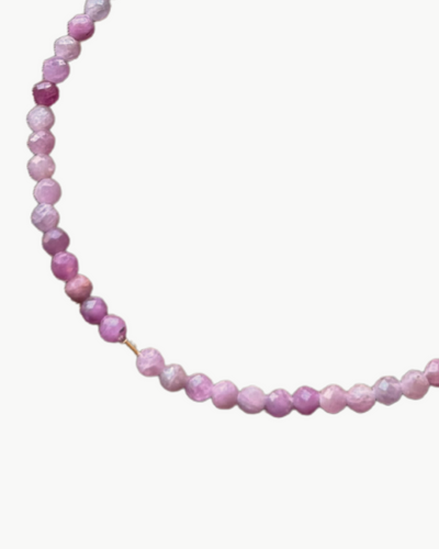 SKINNY SEMIPRECIOUS BRACELET IN MAUVE