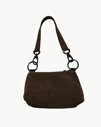 AMY IN DARK BROWN SUEDE