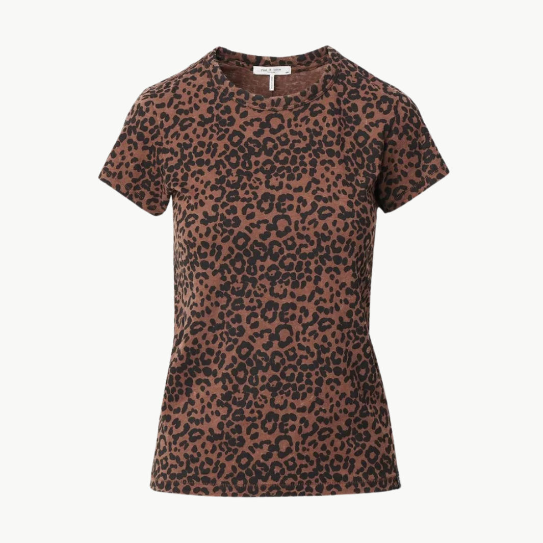 Rag & Bone ALL OVER LEOPARD TEE at Romi Boutique