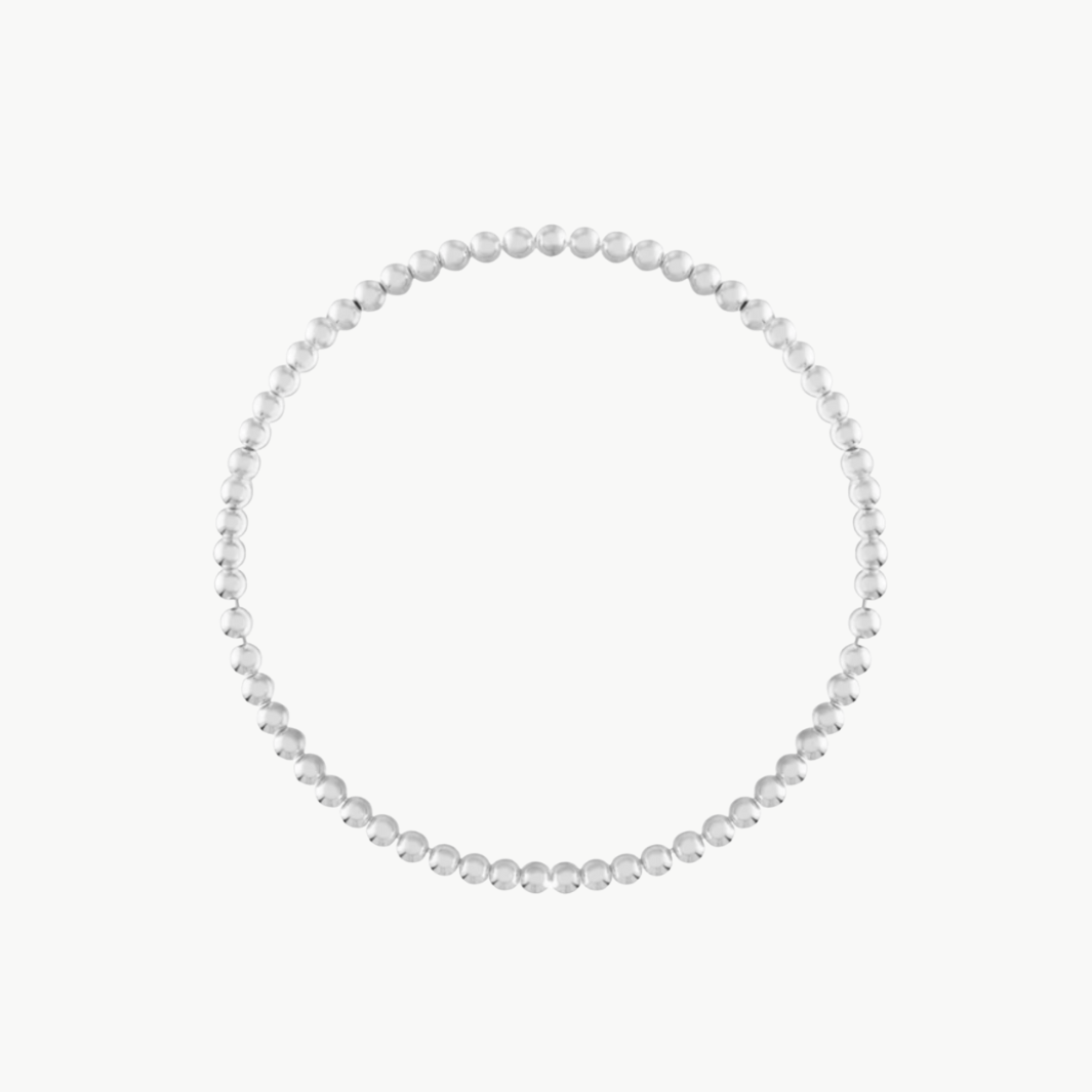Alexa Leigh 3MM BALL BRACELET IN STERLING SILVER at Romi Boutique