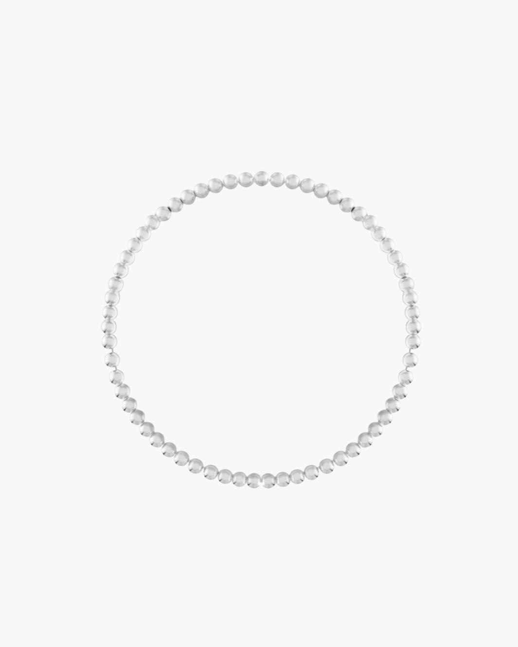 Alexa Leigh 3MM BALL BRACELET IN STERLING SILVER at Romi Boutique