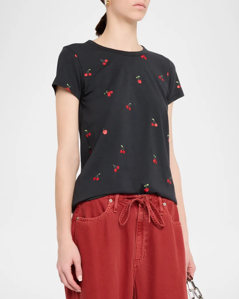 Rag & Bone CHERRY GRAPHIC TEE at Romi Boutique
