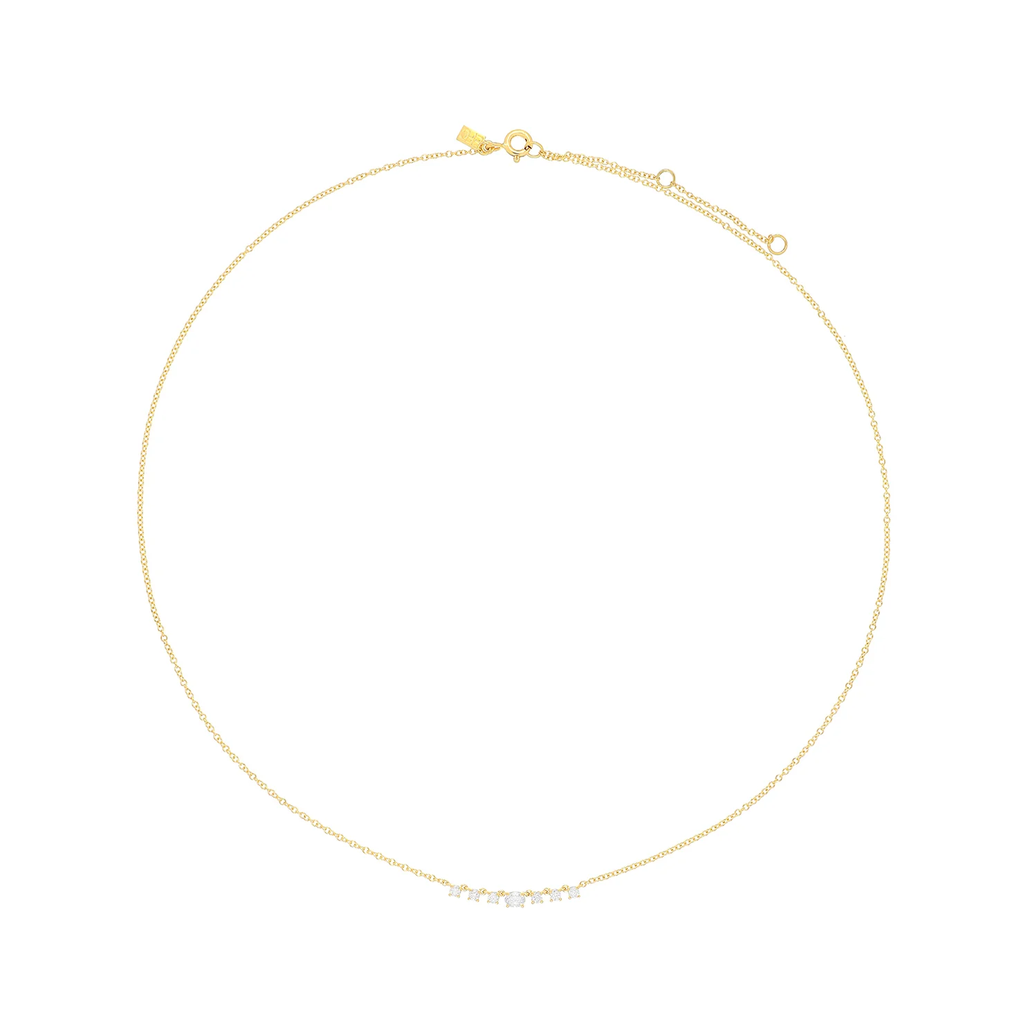 EF Collection Diamond Carrie Necklace at Romi Boutique