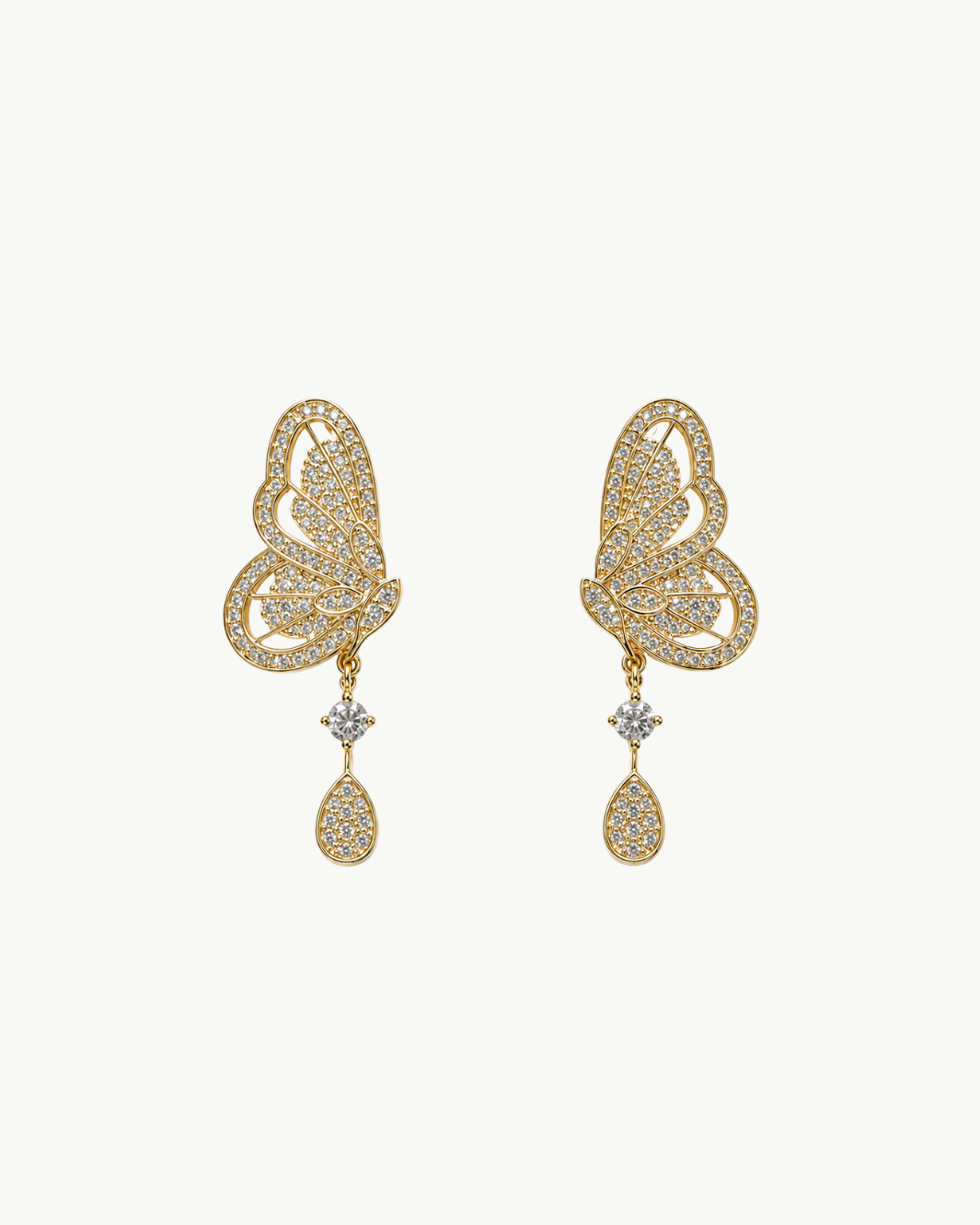 Romi Fancy Butterfly Drop Earrings at Romi Boutique