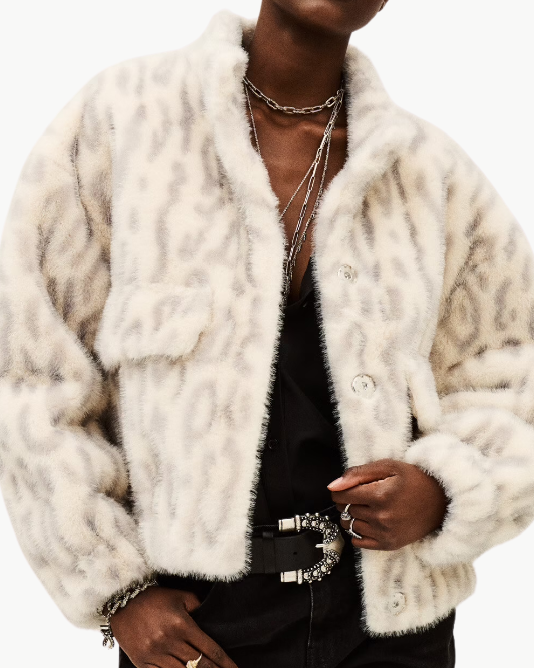 SAROS COAT IN ECRU - Romi Boutique