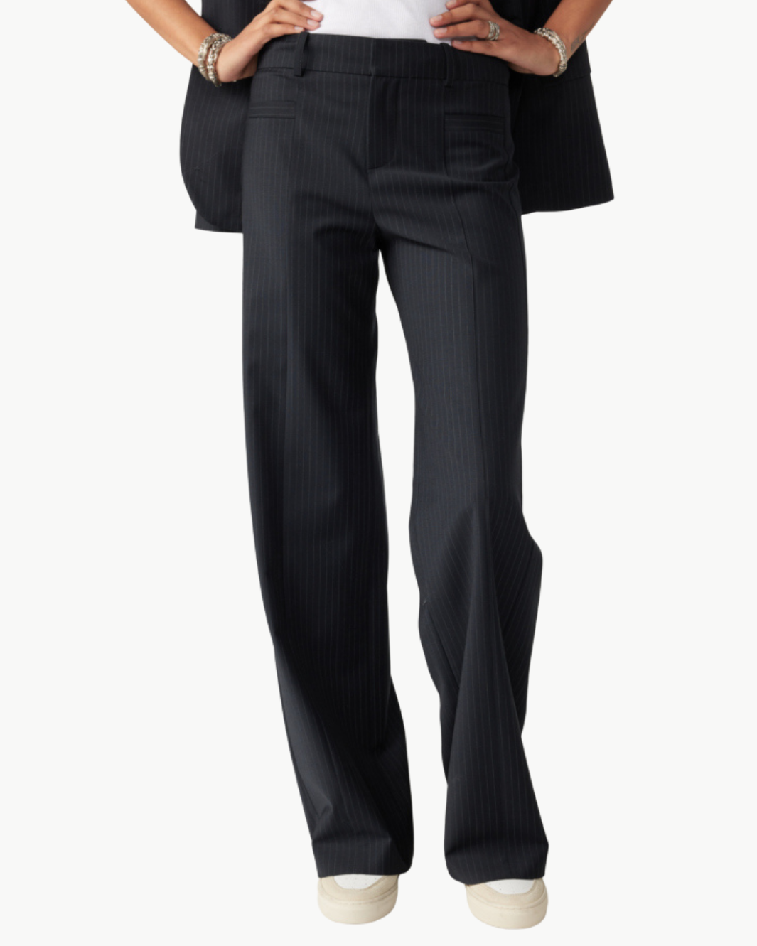 PANTS PISTACHIO IN GRIS by BA&SH - Romi Boutique