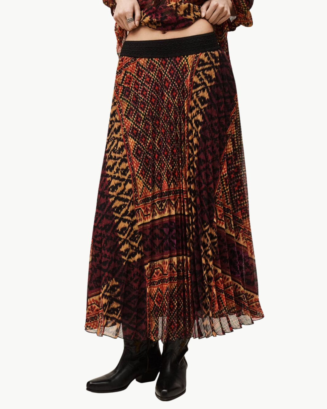 OLGIA SKIRT IN ROUGE - Romi Boutique