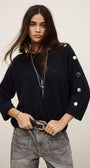 CLASSY JUMPER IN NAVY - Romi Boutique