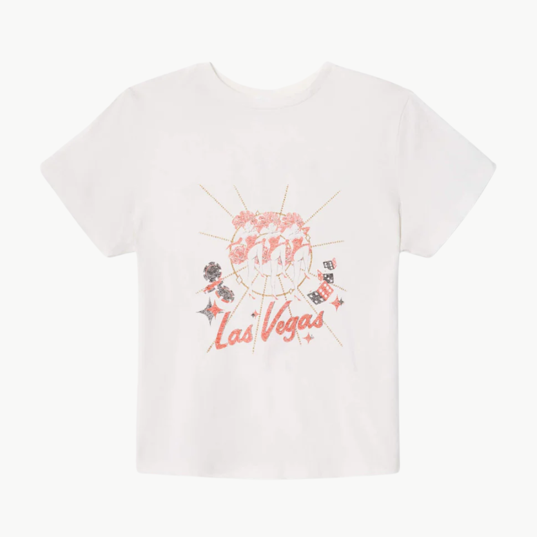 Re/Done CLASSIC "VEGAS" TEE at Romi Boutique