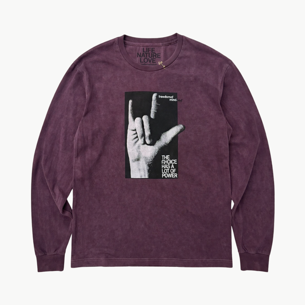 FREECITY ILOVEYOU SIGNLANGUAGE SUPERVINTAGE LONGSLEEVE at Romi Boutique