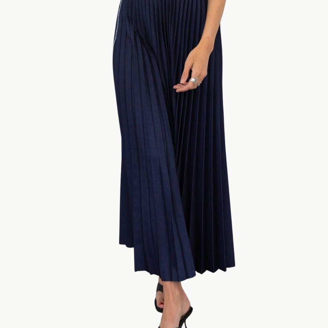 DENIM DELUXE SKIRT IN INDIGO by LOYD/FORD - Romi Boutique