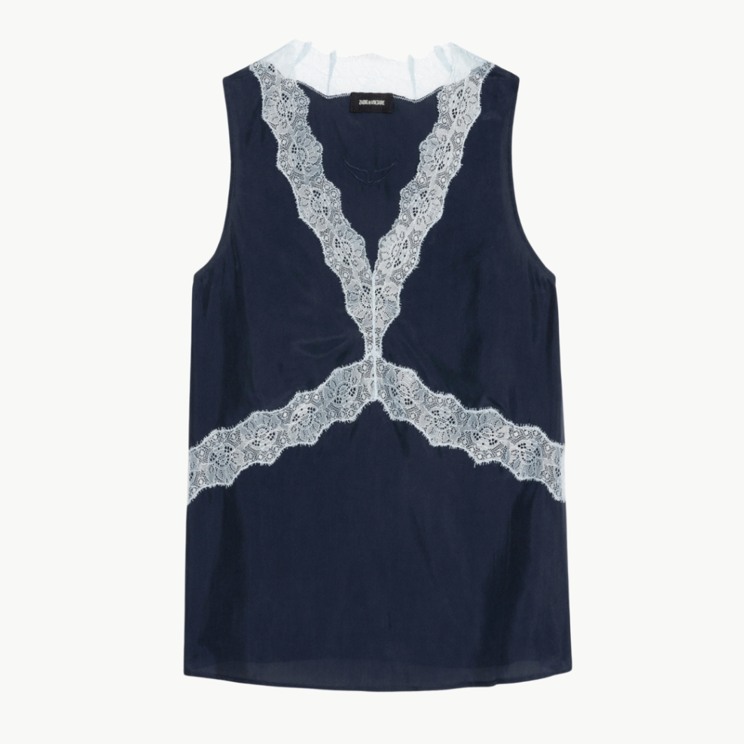 Zadig & Voltaire TASAO SILK CAMISOLE at Romi Boutique