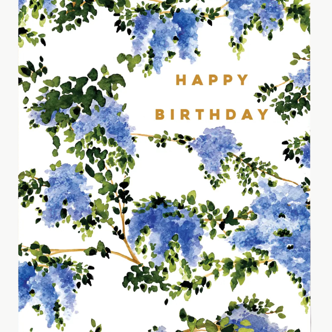 Abigail Jayne Design Wisteria Birthday Greeting Card at Romi Boutique