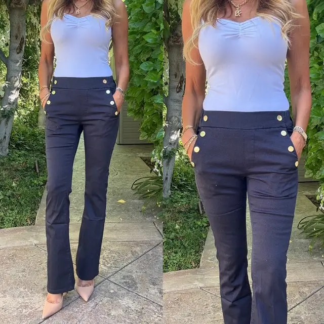 ELLEN IN NAVY PRINT