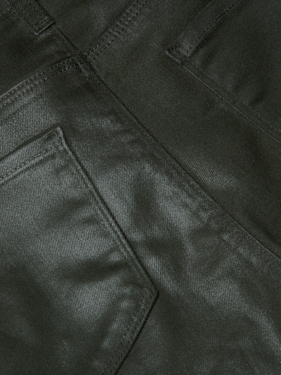 RUTH STRAIGHT-LEG JEAN IN DEEP OLIVE COATED