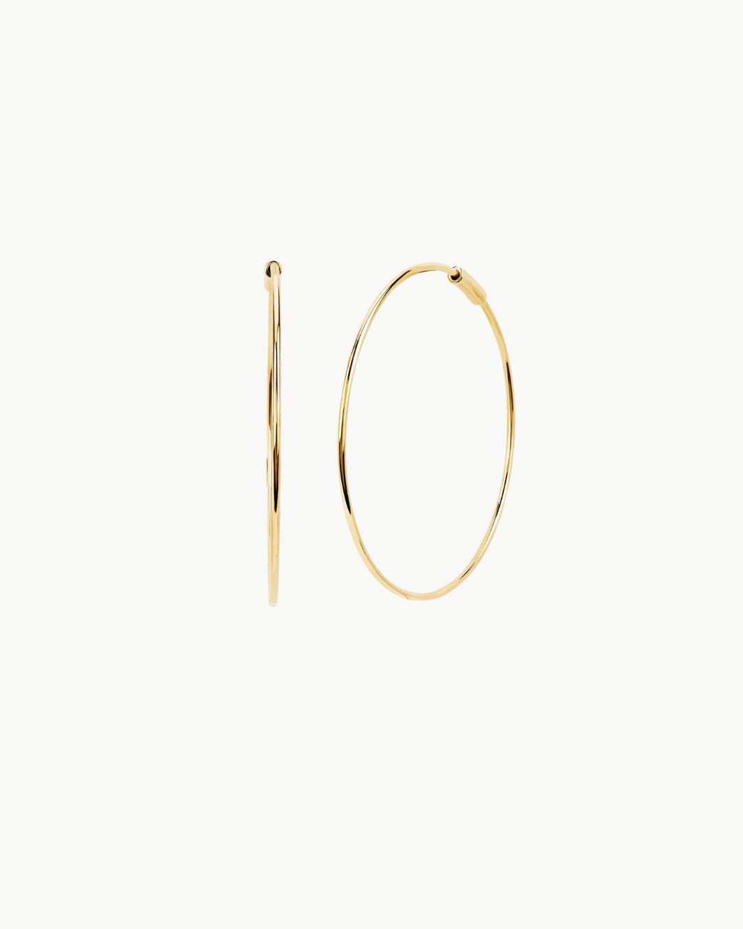 THE PERFECT GOLD HOOP EARRING by EF Collection - Romi Boutique