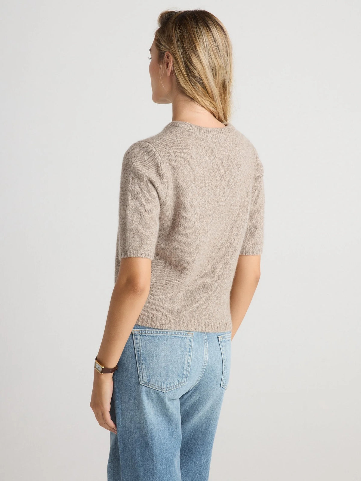 W.Cashmere Brenda Short Sleeves Sweater at Romi Boutique