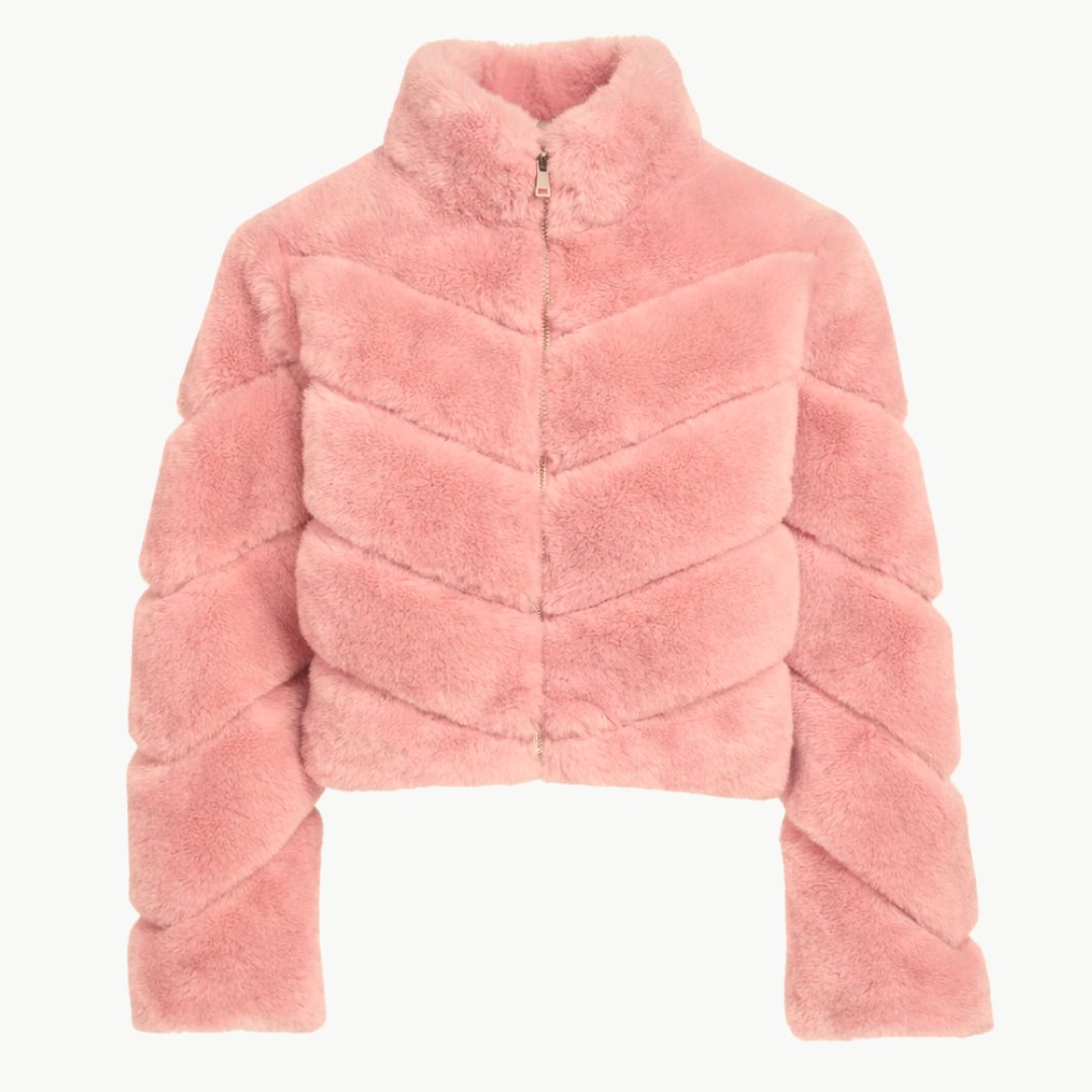Generation Love BRIANNA FAUX FUR JACKET at Romi Boutique