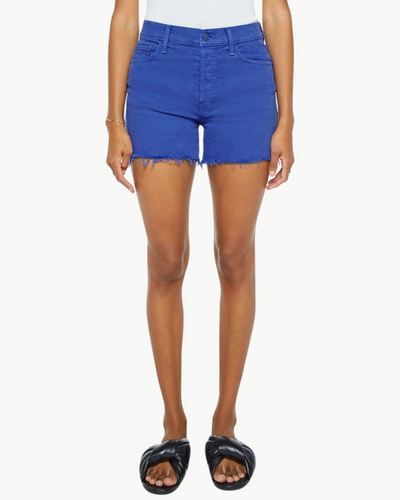 THE SKIPPER SHORT N LONG FRAY IN CATS AND DOGS/VICTORIA BLUE