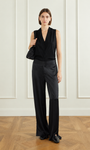 Lisa Yang Straight Leg Trousers at Romi Boutique