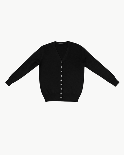 ROYAL MILAN CARDIGAN IN BLACK - Romi Boutique