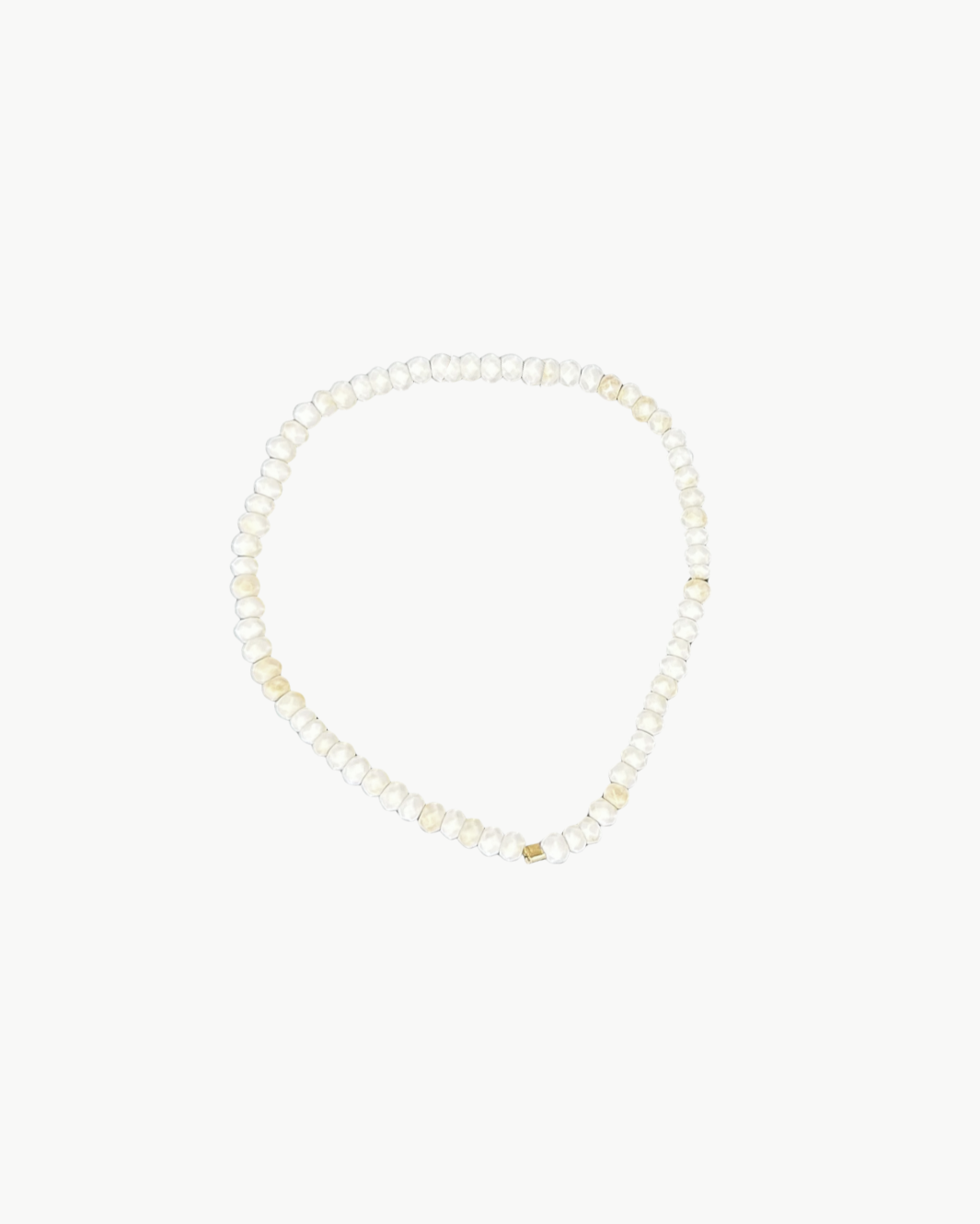 SKINNY SEMIPRECIOUS BRACELET IN WHITE