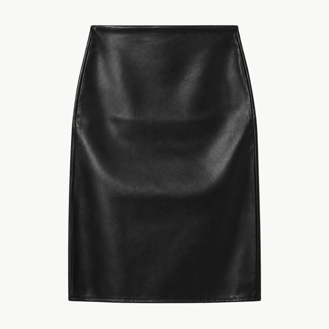Leather Minimal Skirt