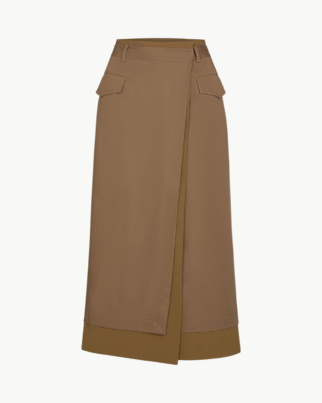 A Trip to the Met Cotton Wrap Midi Skirt