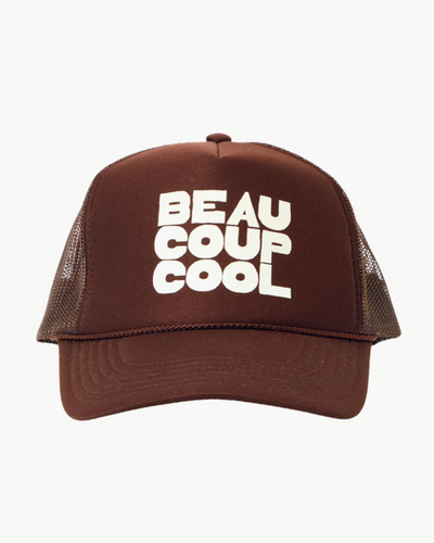 TRUCKER HAT BEAUCOUP COOL IN CHOCOLATE