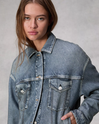 MIRAMAR TRUCKER JACKET IN WALKER