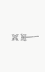 EF Collection Diamond Fleur Stud Earrings at Romi Boutique