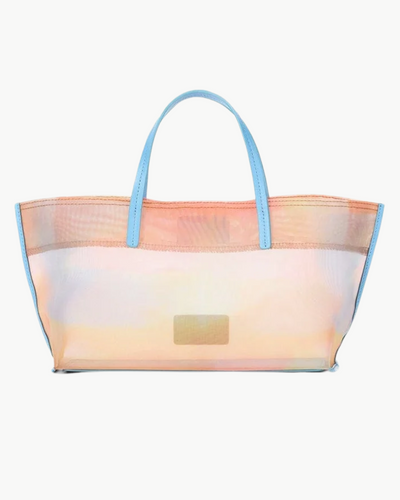 CHRISTOS MINI MESH TOTE IN PASTEL CLOUDS