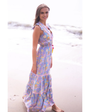 LOLA MAXI DRESS IN BLUE YELLOW PRINT by Bell - Romi Boutique