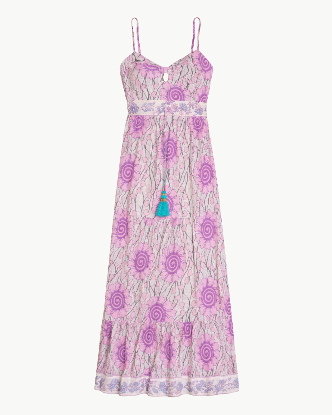 ALEXIS MAXI DRESS IN PINK HEARTS by Bell - Romi Boutique