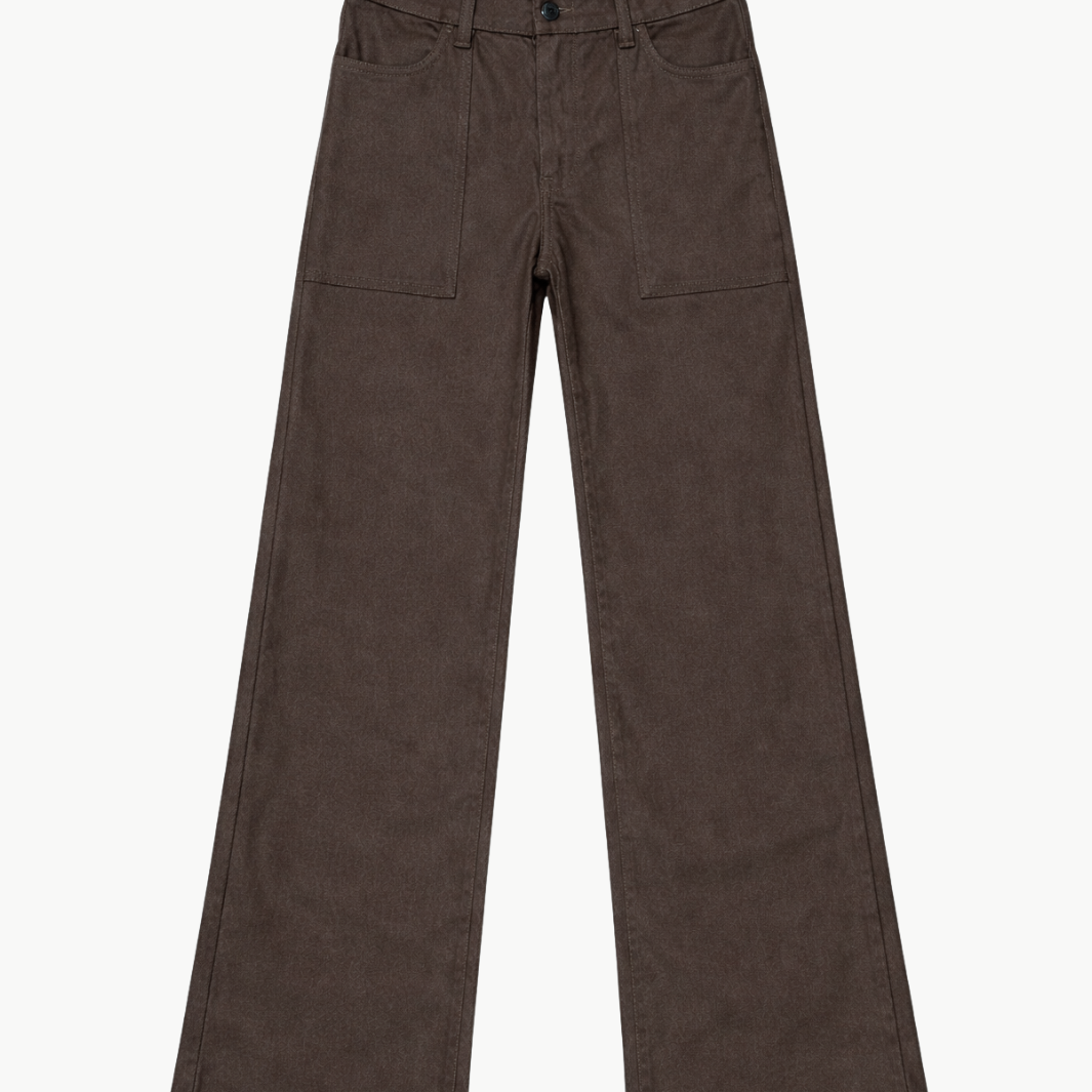 Bevy Flog Romi Suede Pant at Romi Boutique