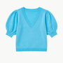 Reina Puff Cashmere Top