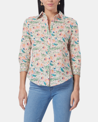 FREYA BLOUSE IN GARDEN OF VERSAILLES PRINT