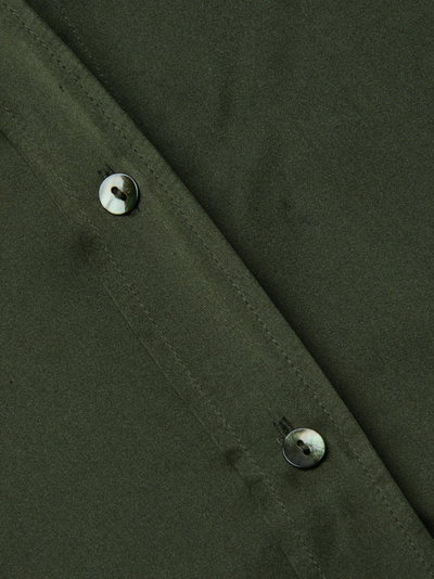 DANI 3/4 SLEEVE BLOUSE IN DEEP OLIVE
