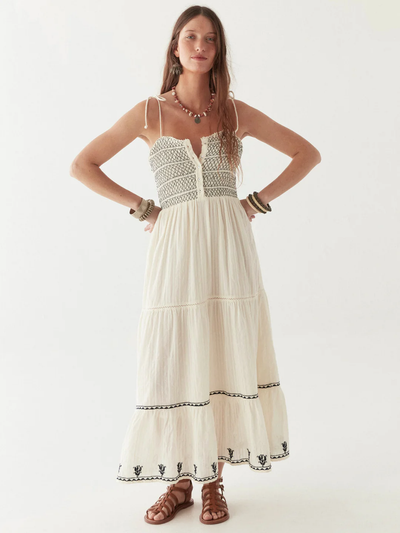 DAPHNE DRESS IN BLUE LAGOON