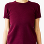 MINI ROYAL T-SHIRT IN BOURDEAUX by Brazeau Tricot - Romi Boutique