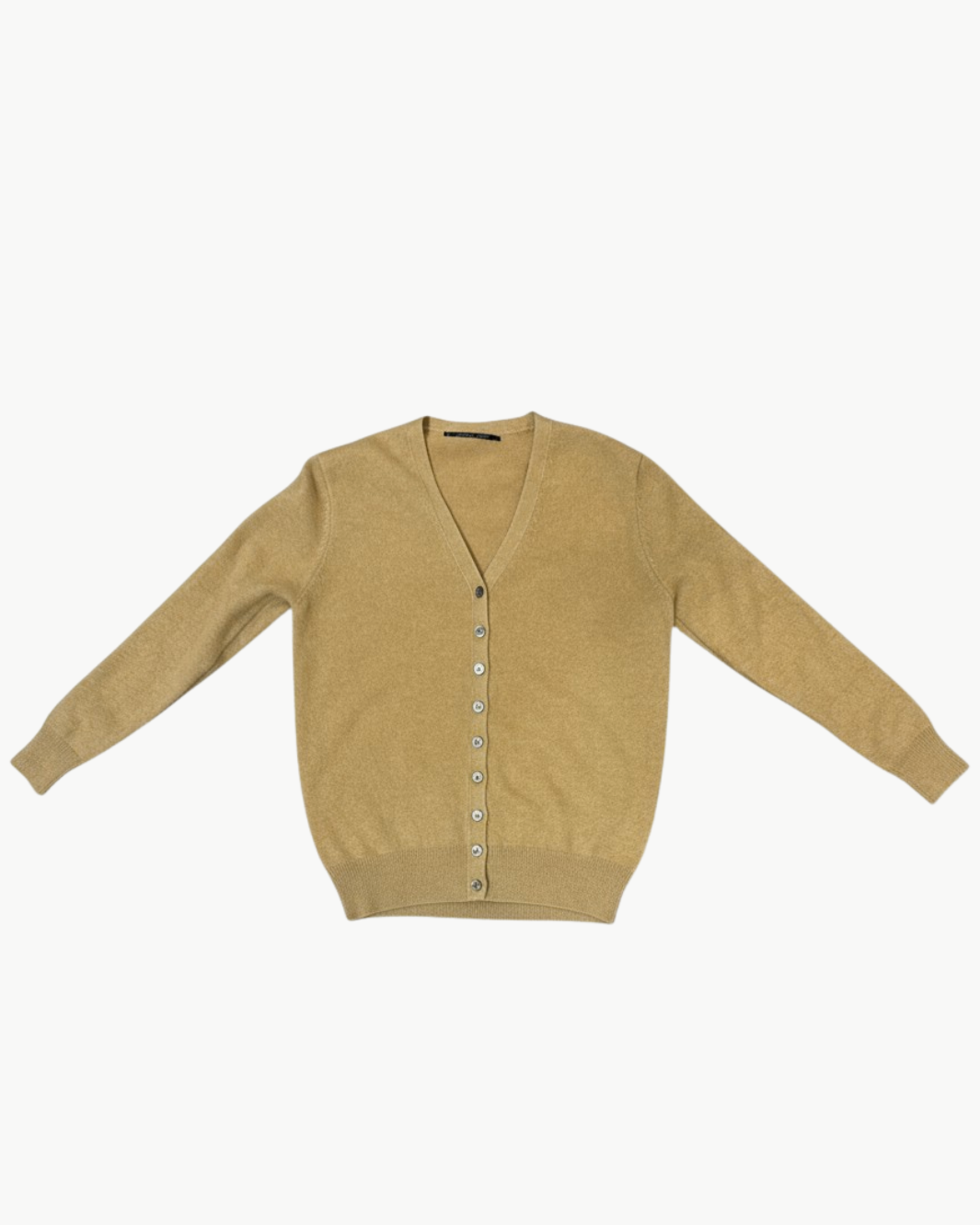 ROYAL MILAN CARDIGAN IN CARAMEL by Brazeau Tricot - Romi Boutique