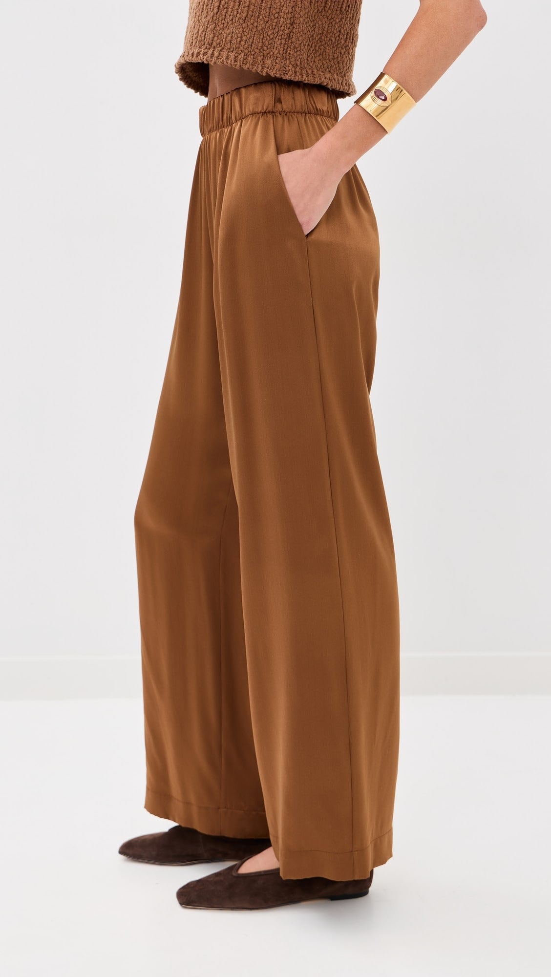 Sablyn BRYNN HIGH RISE PULL ON WIDE LEG PANT at Romi Boutique