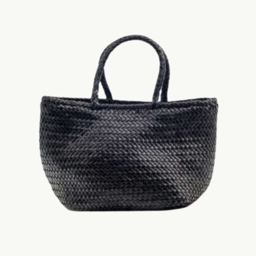 GRACE BASKET SMALL IN BLACK by Dragon Diffusion - Romi Boutique