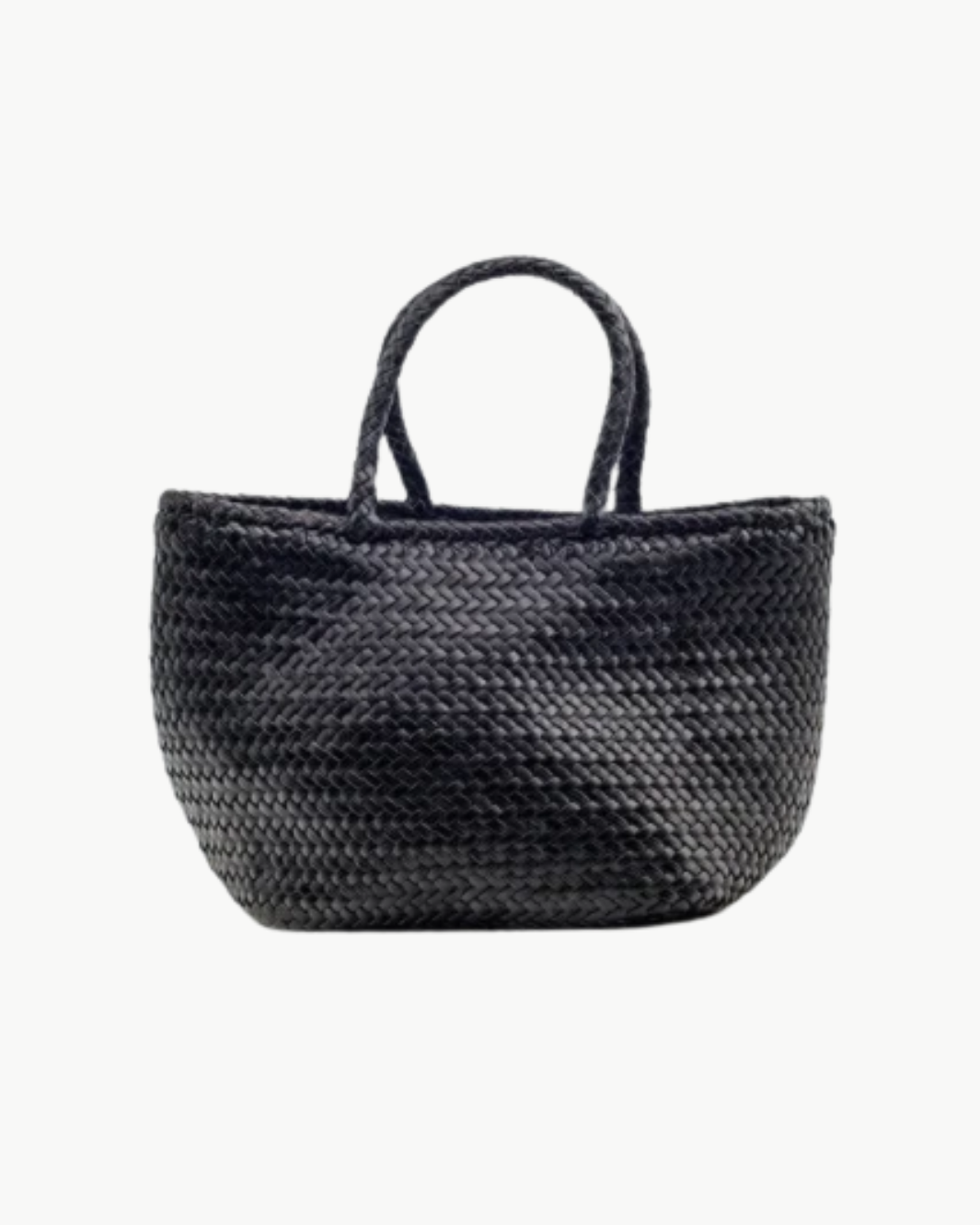 Dragon Diffusion GRACE BASKET SMALL IN BLACK at Romi Boutique