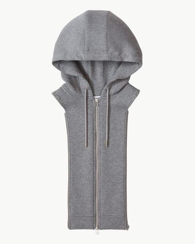 OVERSIZED HOODIE DICKEY IN GREY MELANGE - Romi Boutique