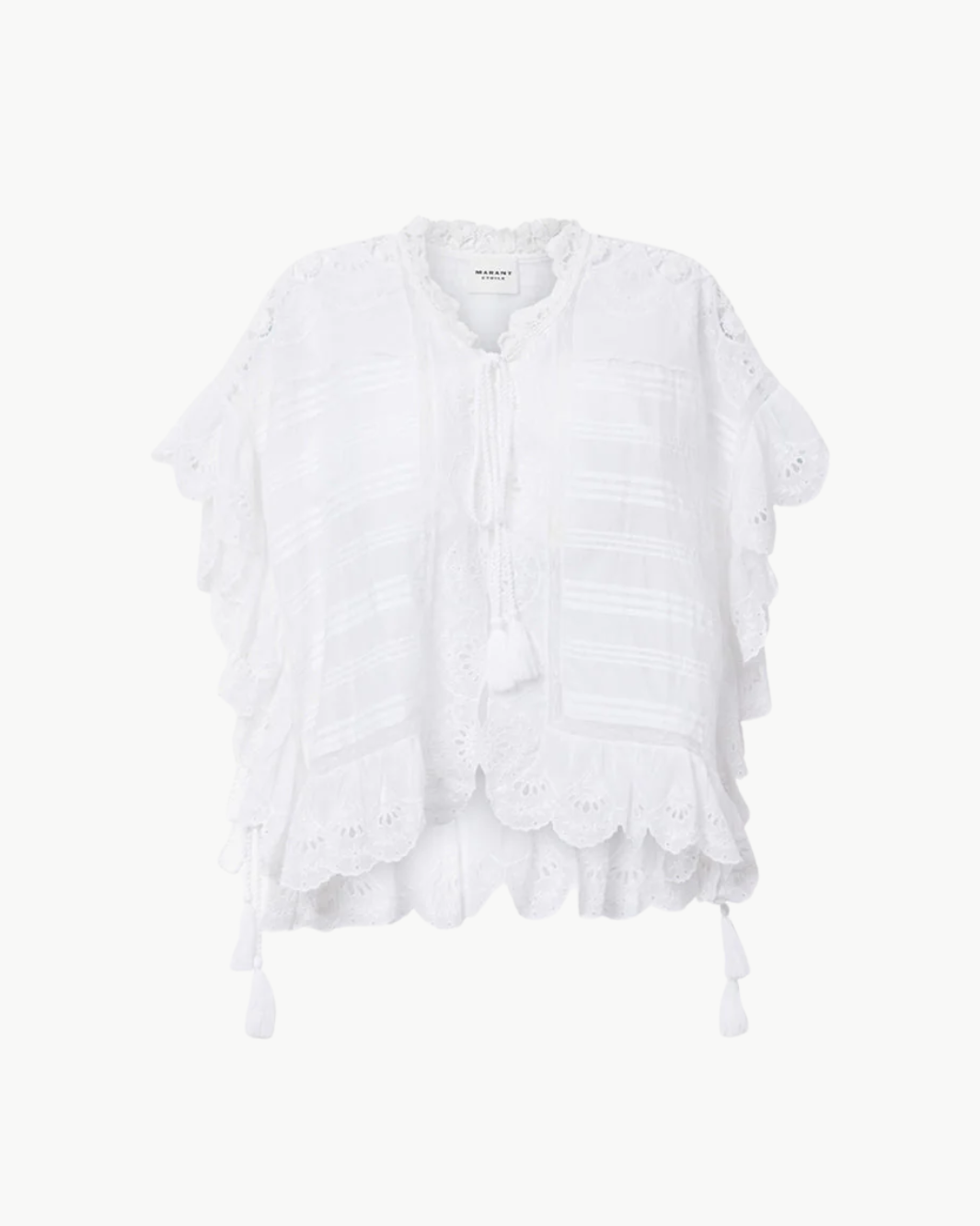 PAYTON TOP IN WHITE by Isabel Marant - Romi Boutique