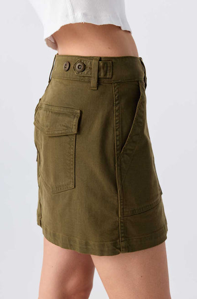 EASY SLOUCH SKIRT IN RESEDA - Romi Boutique